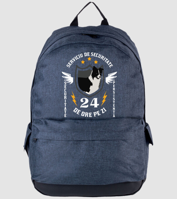 serviciu de securitate - securitate - persistență - 24 de ore pe zi model albastru jeanși pe tricou