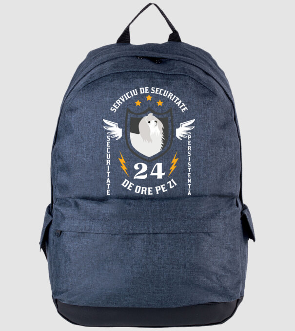 serviciu de securitate - securitate - persistență - 24 de ore pe zi model albastru jeanși pe tricou