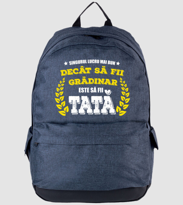 Singurul lucru mai bun decât să fii grădinar este să fii tată model albastru jeanși pe tricou