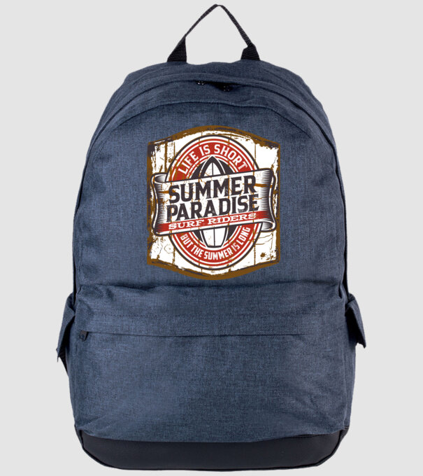 Summer Paradise model albastru jeanși pe tricou