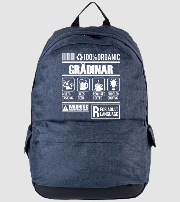 sunt grădinar model albastru jeanși pe tricou