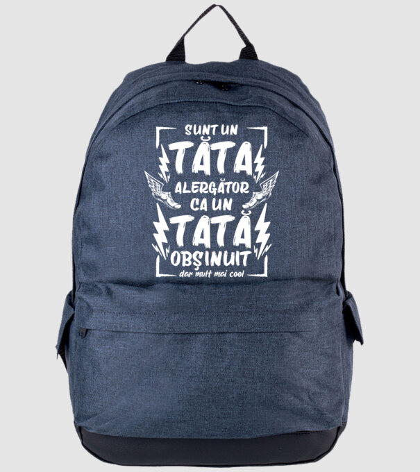 sunt un tată alergător, ca un tată obișnuit, dar mult mai cool model albastru jeanși pe tricou