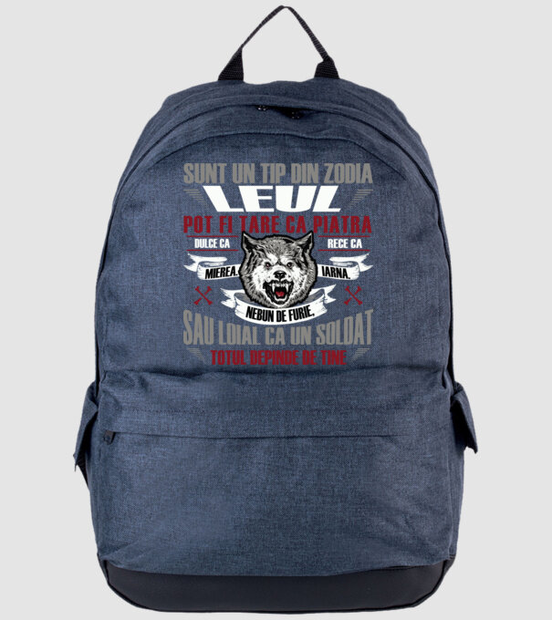 Sunt un tip din zodia Leul model albastru jeanși pe tricou