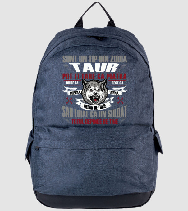 Sunt un tip din zodia Taur model albastru jeanși pe tricou