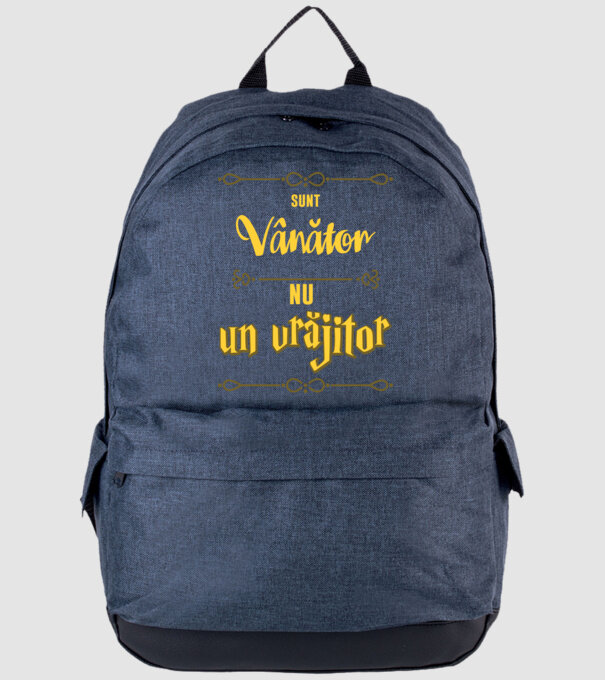 Sunt vânător, nu un magician model albastru jeanși pe tricou