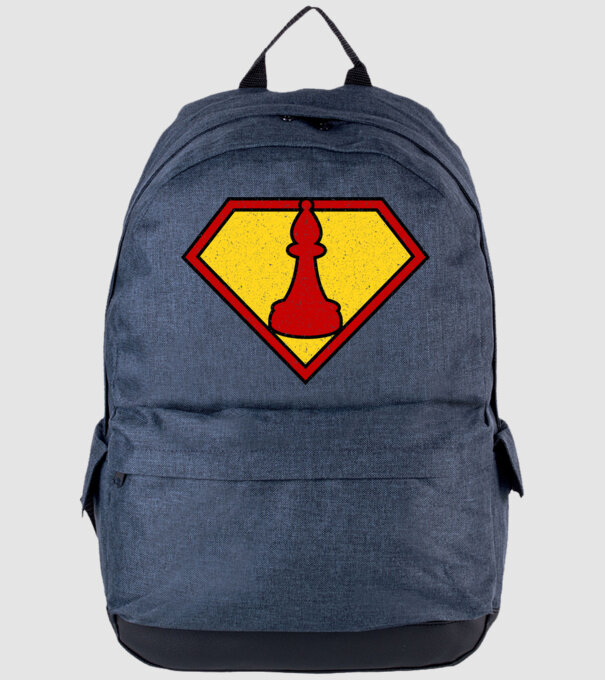 SuperChess alergător de șah model albastru jeanși pe tricou