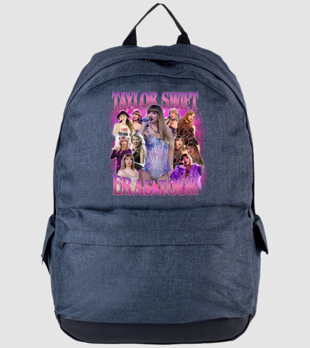 Taylor Swift ERAS bootleg 01 model albastru jeanși pe tricou
