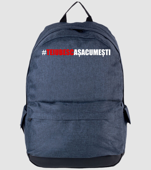 Te iubesc așa cum ești model albastru jeanși pe tricou