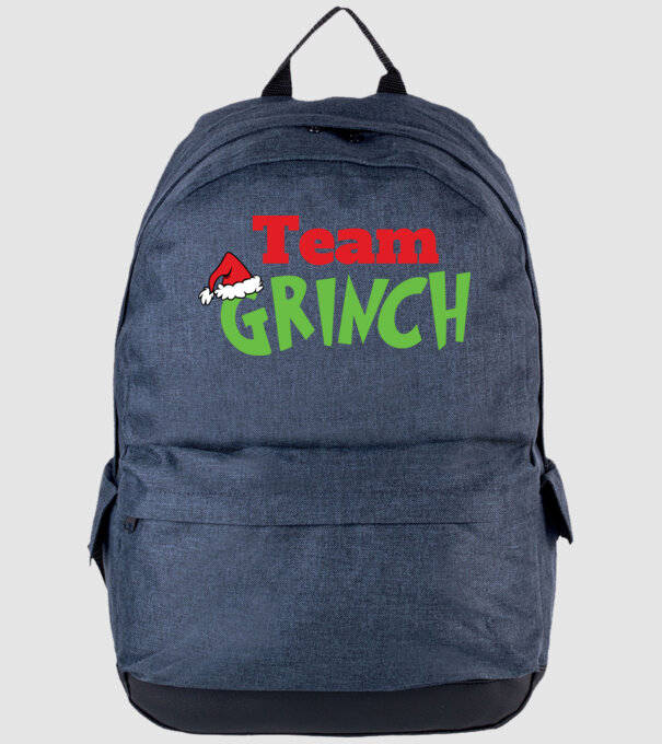 Team Grinch model albastru jeanși pe tricou