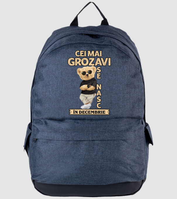 Teddy cel cool decembrie model albastru jeanși pe tricou
