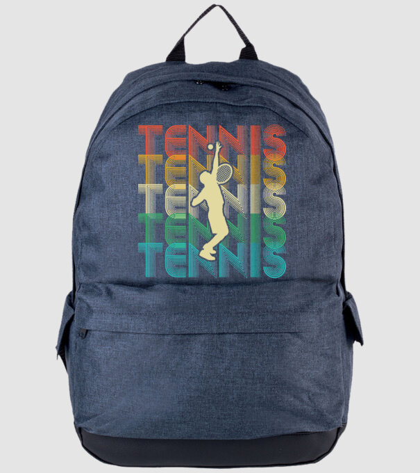 Tennis retro model albastru jeanși pe tricou