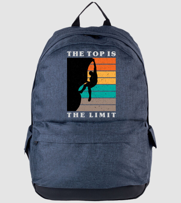 The Top is the limit model albastru jeanși pe tricou