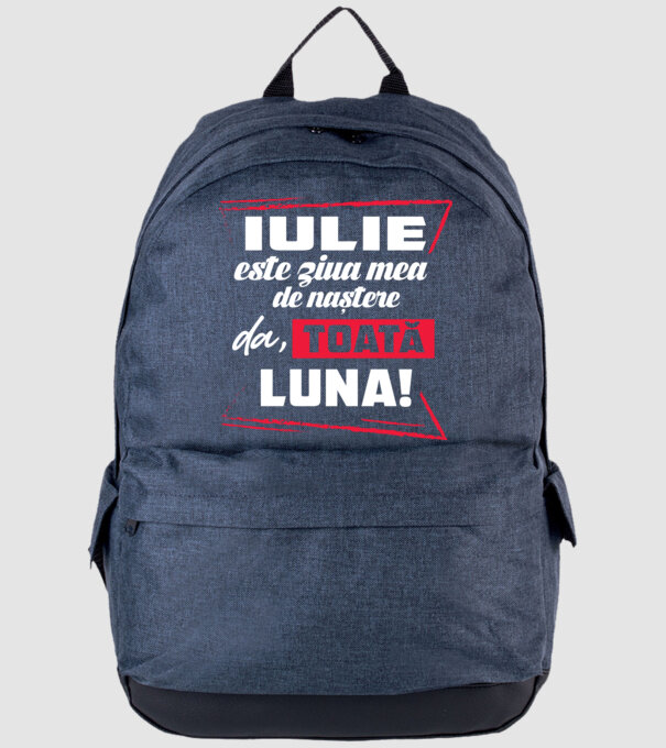 Toată luna IULIE model albastru jeanși pe tricou