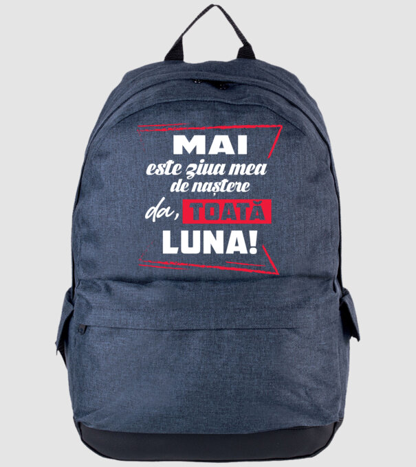 Toată luna MAI model albastru jeanși pe tricou