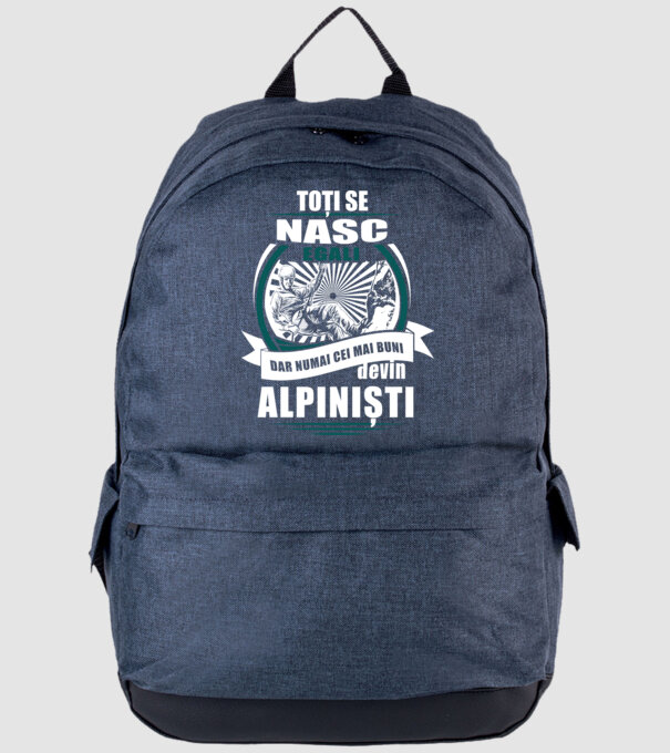 toți se nasc egali, dar numai cei mai buni devin alpiniști model albastru jeanși pe tricou