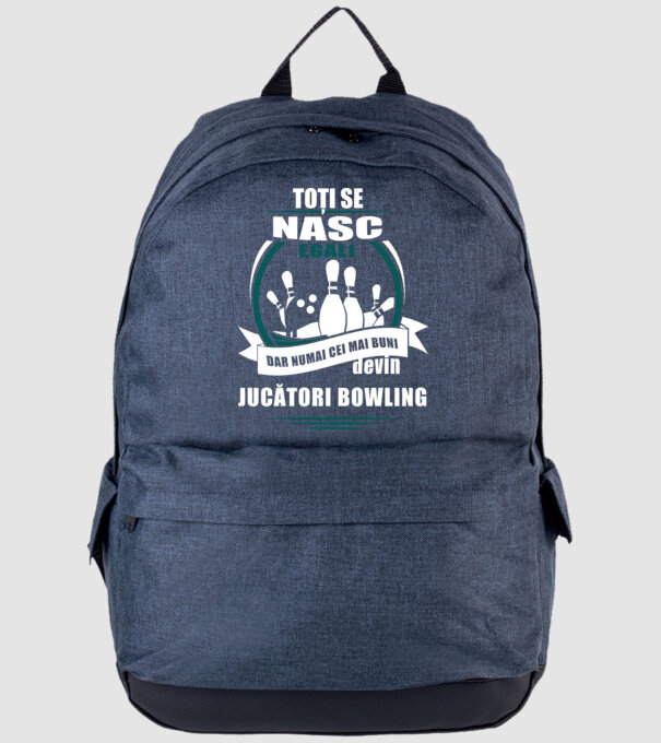 toți se nasc egali, dar numai cei mai buni devin jucători bowling model albastru jeanși pe tricou