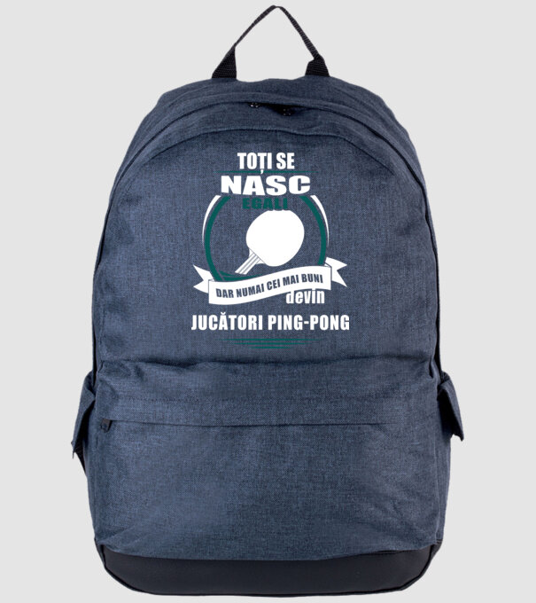 toți se nasc egali, dar numai cei mai buni devin jucători ping-pong model albastru jeanși pe tricou