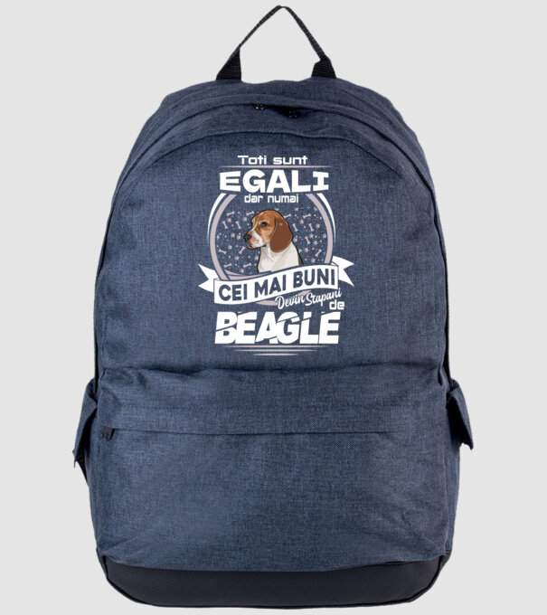 Toți sunt egali, dar numai cei mai buni devin stăpâni de Beagle lght model albastru jeanși pe tricou