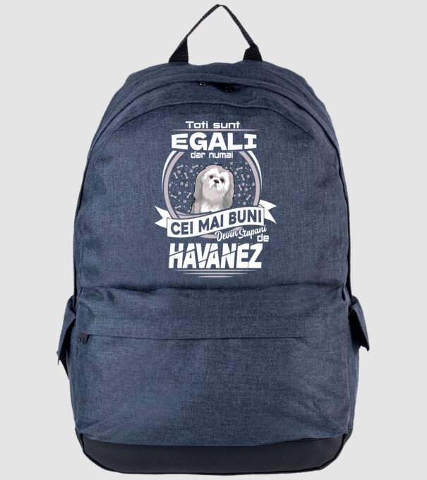 Toți sunt egali, dar numai cei mai buni devin stăpâni de havanez lght model albastru jeanși pe tricou