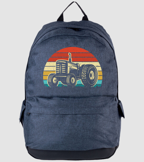 TRACTOR model albastru jeanși pe tricou