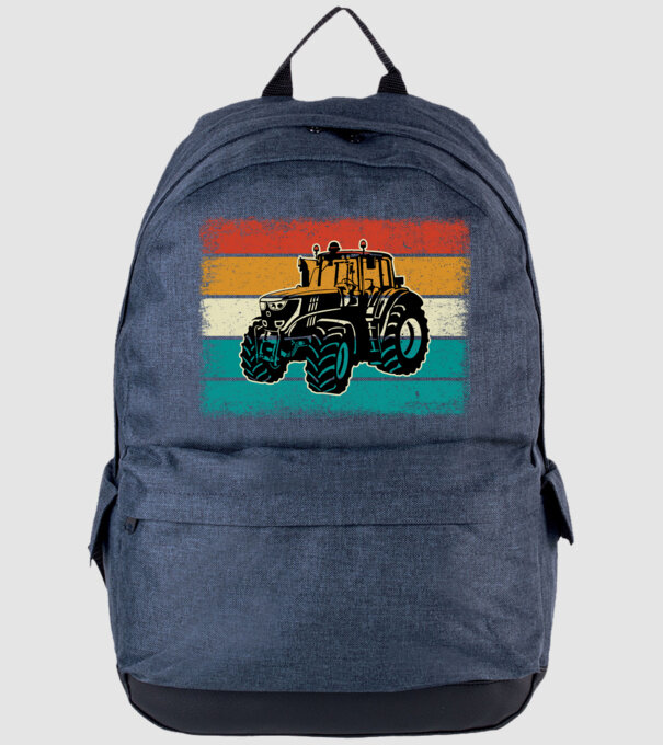 TRACTOR model albastru jeanși pe tricou