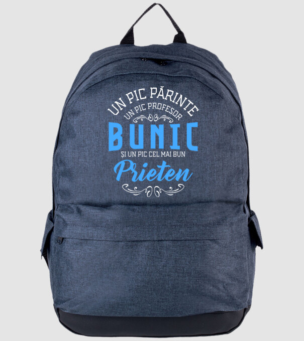 Un pic părinte, un pic profesor - bunic - și un pic cel mai bun prieten model albastru jeanși pe tricou