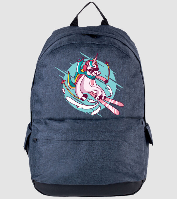 Unicorn ski model albastru jeanși pe tricou