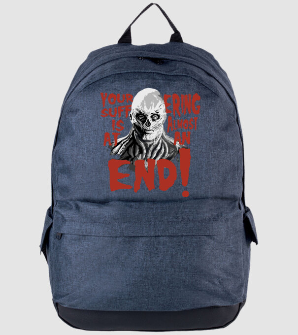 vecna your suffering is almost at an end model albastru jeanși pe tricou