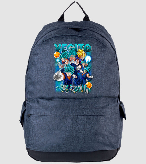 vegito dragonball model albastru jeanși pe tricou