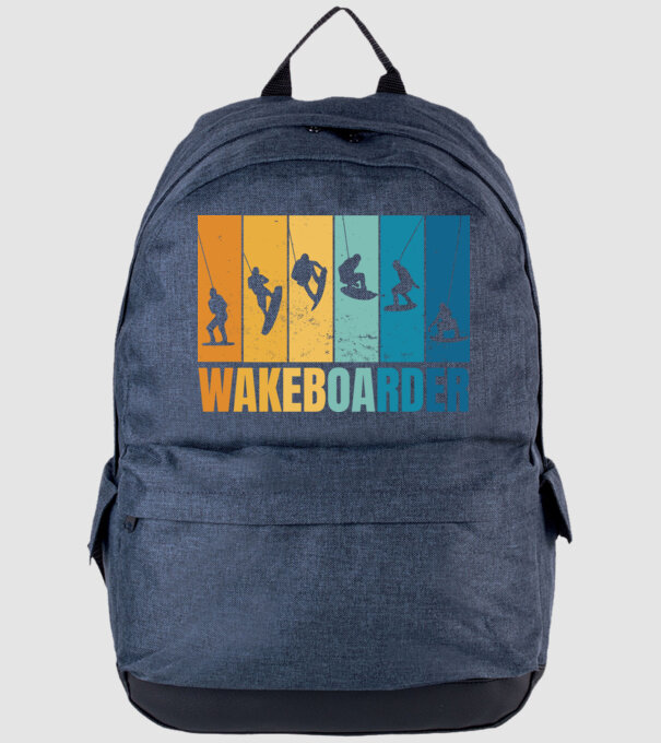 Wakeboard model albastru jeanși pe tricou