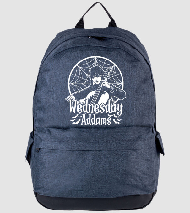 Wednesday Window model albastru jeanși pe tricou