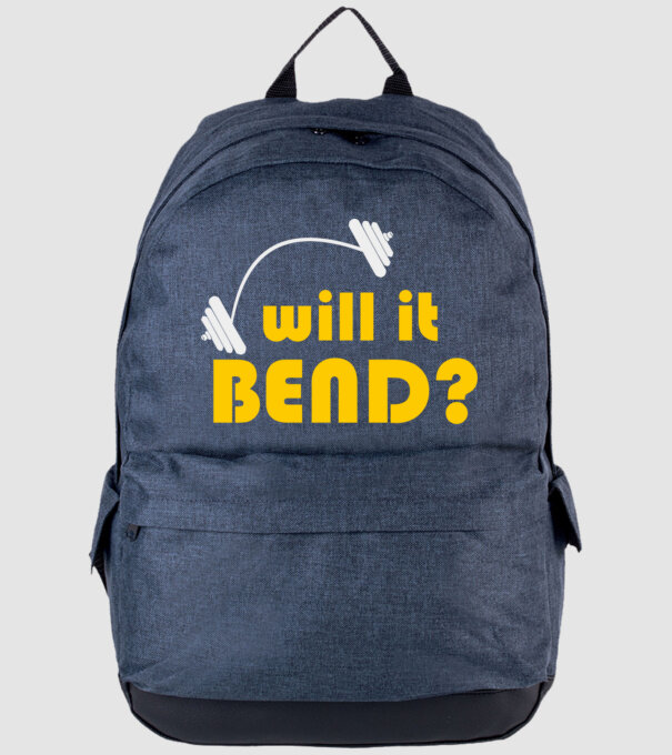 Will it bend model albastru jeanși pe tricou