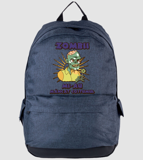 Zombii mi-au mâncat costumul model albastru jeanși pe tricou