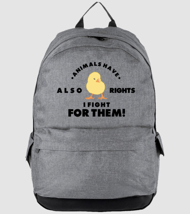 Animals also have rights model gri pe tricou