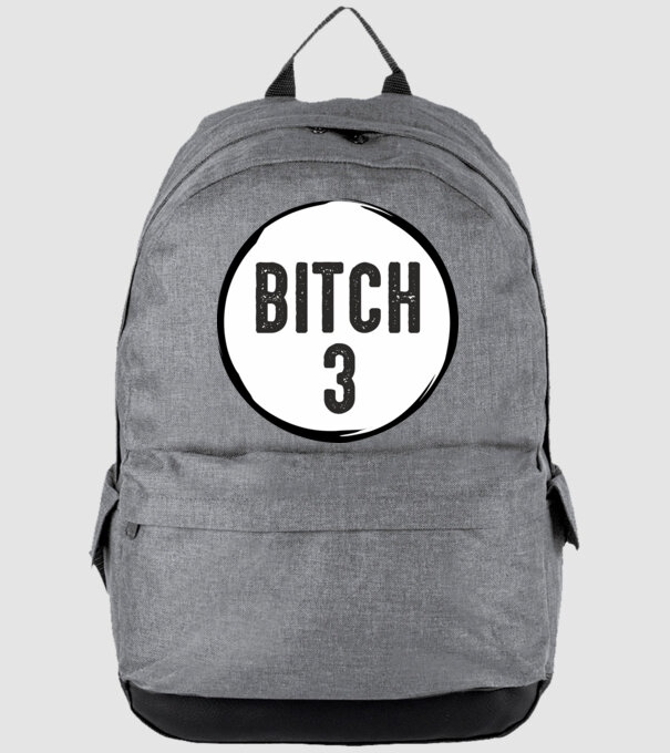 BITCH 3 model gri pe tricou
