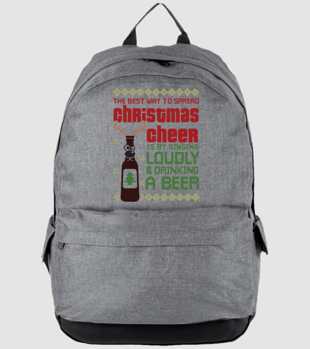 Christmas cheer beer pulovăr urât model gri pe tricou