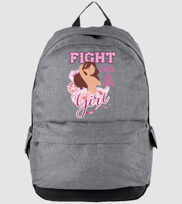 FIGHT like a girl model gri pe tricou