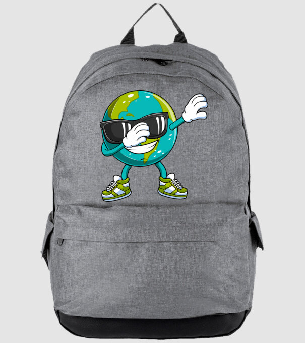 Pământ DAB Ziua Pământului model gri pe tricou