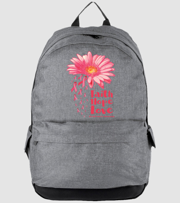 Gerbera faith hope love model gri pe tricou