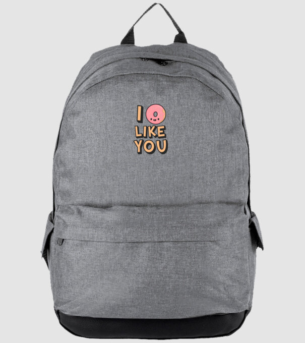 I donut like you model gri pe tricou