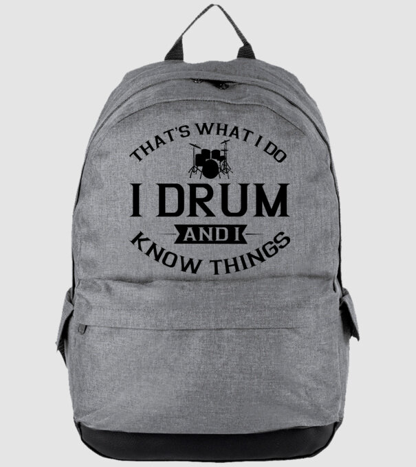 I drum I drink and I know things model gri pe tricou