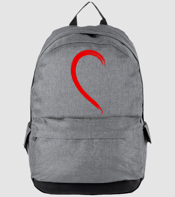 Inimă pereche dreapta model gri pe tricou