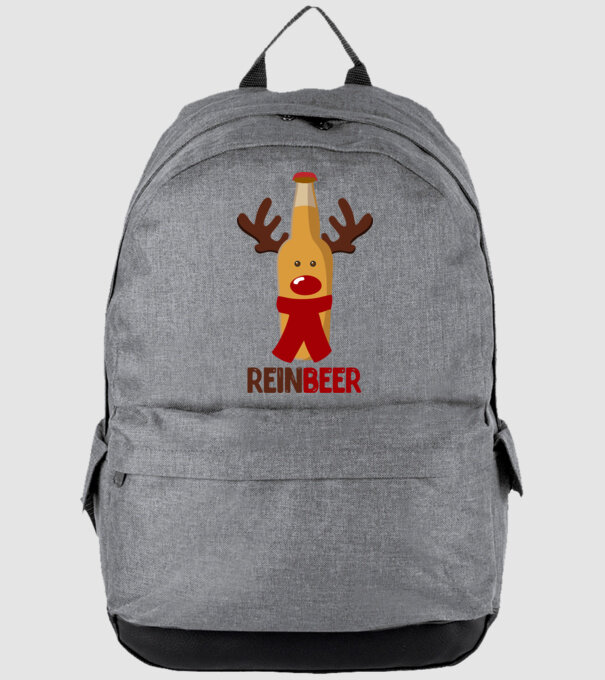 Bere REINBEER model gri pe tricou