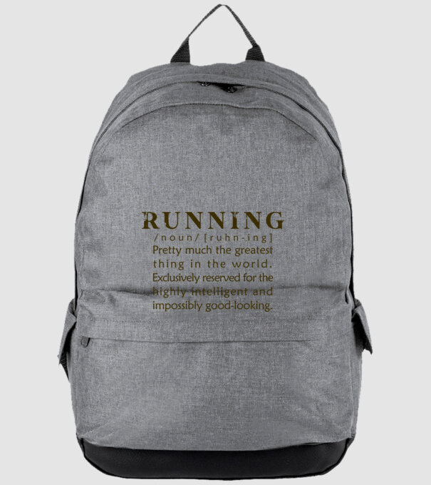 Running definition model gri pe tricou