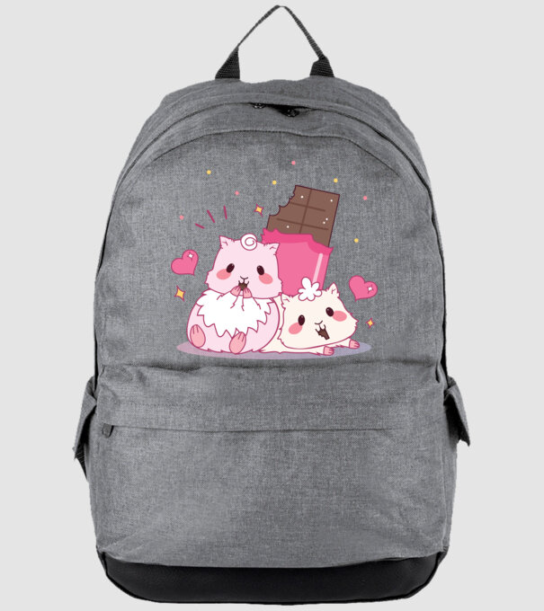 HAMSTERI ÎNDRĂGOSTIȚI 2 model gri pe tricou