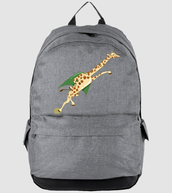 Girafă Super model gri pe tricou