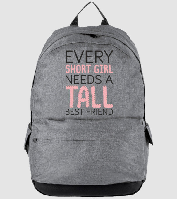 Tall Friend model gri pe tricou