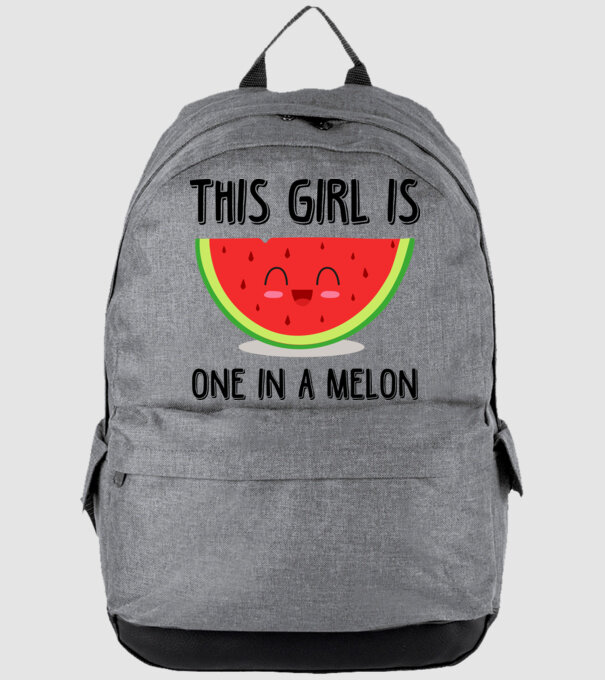This girl is one in a melon model gri pe tricou