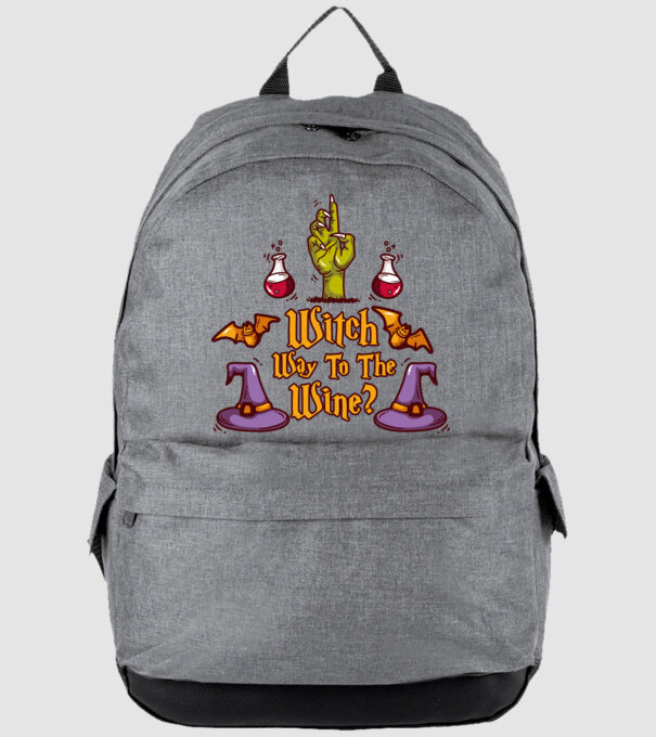 Witch way to the wine model gri pe tricou