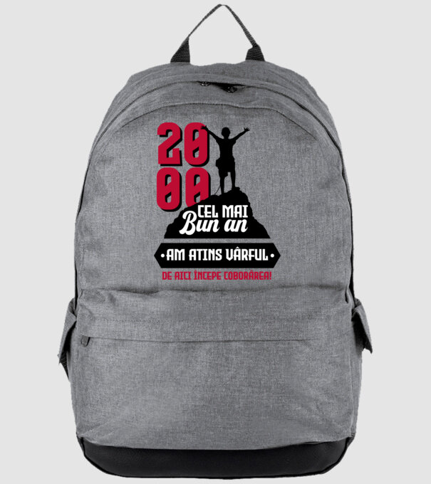 2000 cel mai bun an. Am atins vârful, de aici începe coborârea. model gri pe tricou